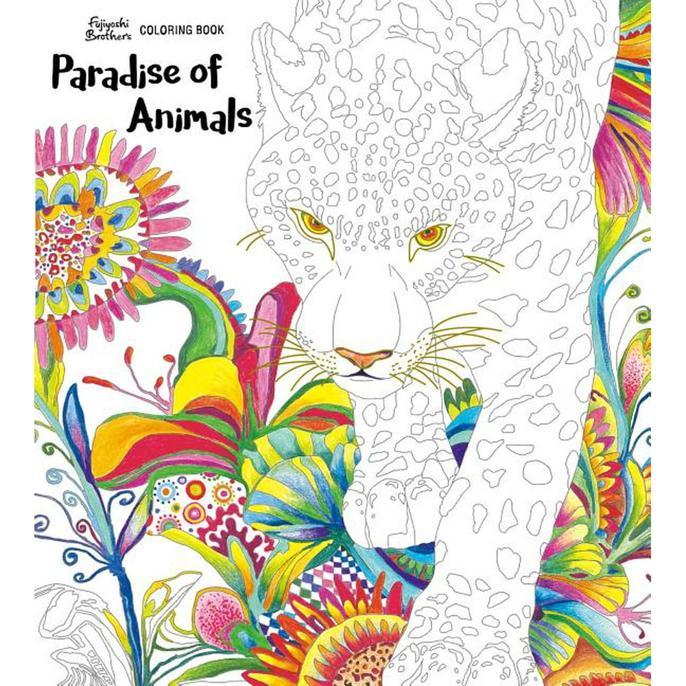 Paradise of Animals: Adult Coloring Book (Paperback) - Walmart.com ...