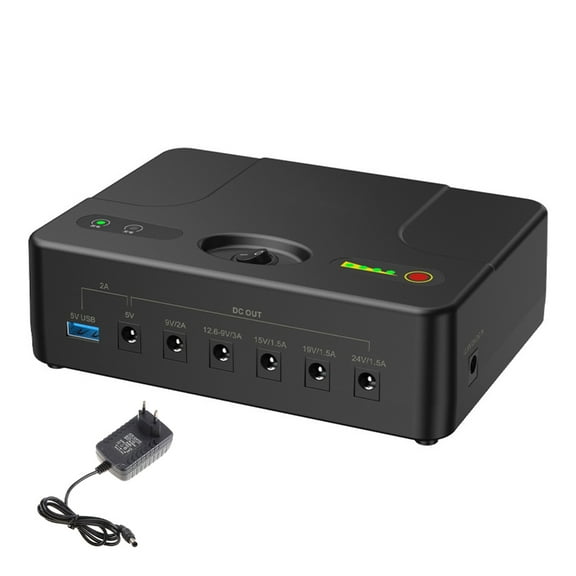 ZYHARUKO UPS Uninterruptible Power Supply 24000mAh-42000mAh Power Banks for WIFI Modem/Routers, VOIP, Cameras USB DC5v Output