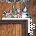 thumbnail image 2 of Decoración del marco de la puerta de Navidad Decoración del ornamento de madera de Papá Noel, 2 of 4