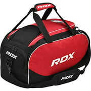 RDX Kit Bag Gym Duffle Sports Holdall Gear MMA Fitness Exercise Equipment Backpack Hiking Luggage Shoulder Sportswear Lightweight Rucksack Handles Running Zipper Travel Carry on Shoe Compartment