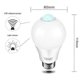 thumbnail image 3 of 85-265V E27 PIR Motion Sensor Lamp 12W Bulb with Motion Sensor Infrared Motion Detector Security Light Warm Light, 3 of 5