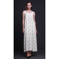 thumbnail image 2 of Bimba Robe Longue Maxi Imprimée à Bretelles Spaghetti Ajustables en Rayonne pour Femmes Boho-Moyen, 2 of 4