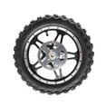 thumbnail image 2 of Dirt Bike Rear Wheel, Strong Friction Force Abrasion Resistant Universal Rubber 2.5-10 Rim Tire Assembly  for Pit Bike for Motorcycle, 2 of 7