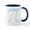White/Navy Inside, variant on CafePress - Pi Symbol W/ Numbers Mug - 11 oz Ceramic Mug - Novelty Coffee Tea Cup