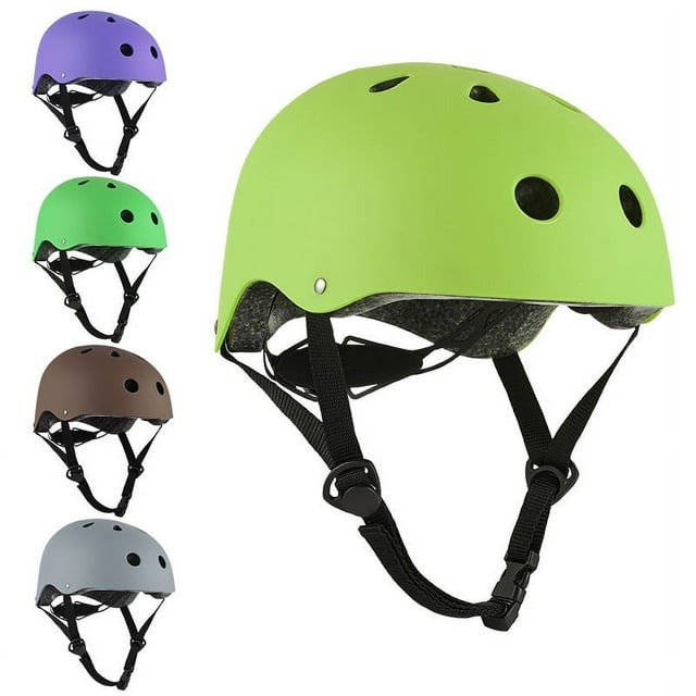 Casque Ajustable pour la Conduite en Extérieur, Casque de Planche à Roulettes à Roulettes pour Adultes et Jeunes, Casque de Raquettes à Fleurs de Prunier, Casque de Rafting-KEEW