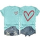 thumbnail image 1 of Tops Cortos para las Mujeres, Casual Impreso Delantero Corto Espalda Larga Manga Corta Raglan Cuello Redondo Blusa Hecha de Poliéster, Tops Largos para las Mujeres, 1 of 3