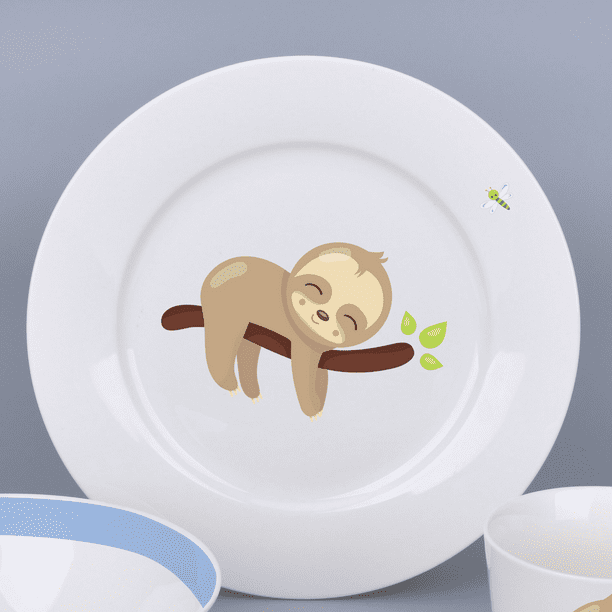 Kids ceramic dinner clearance set