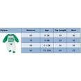 thumbnail image 4 of Bagilaanoe Newborn Baby Girl Boys Jumpsuit Letters Print Long Sleeve Bodysuit 3M 6M 12M 18M Infant Cute One Piece Romper, 4 of 8