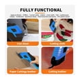 thumbnail image 4 of Super Scissors, Cardboard Cutter,Electric Box Cutter,Ultimate Cutting Tool for Home& Craft,Cordless Electric Scissors 2 Blades Included,Electric Scissors for Cutting Fabric, Cardboard & Plastic,orange, 4 of 5