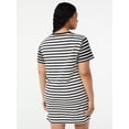thumbnail image 2 of Free Assembly Women's Mini T-Shirt Dress with Short Sleeves, 2 of 5