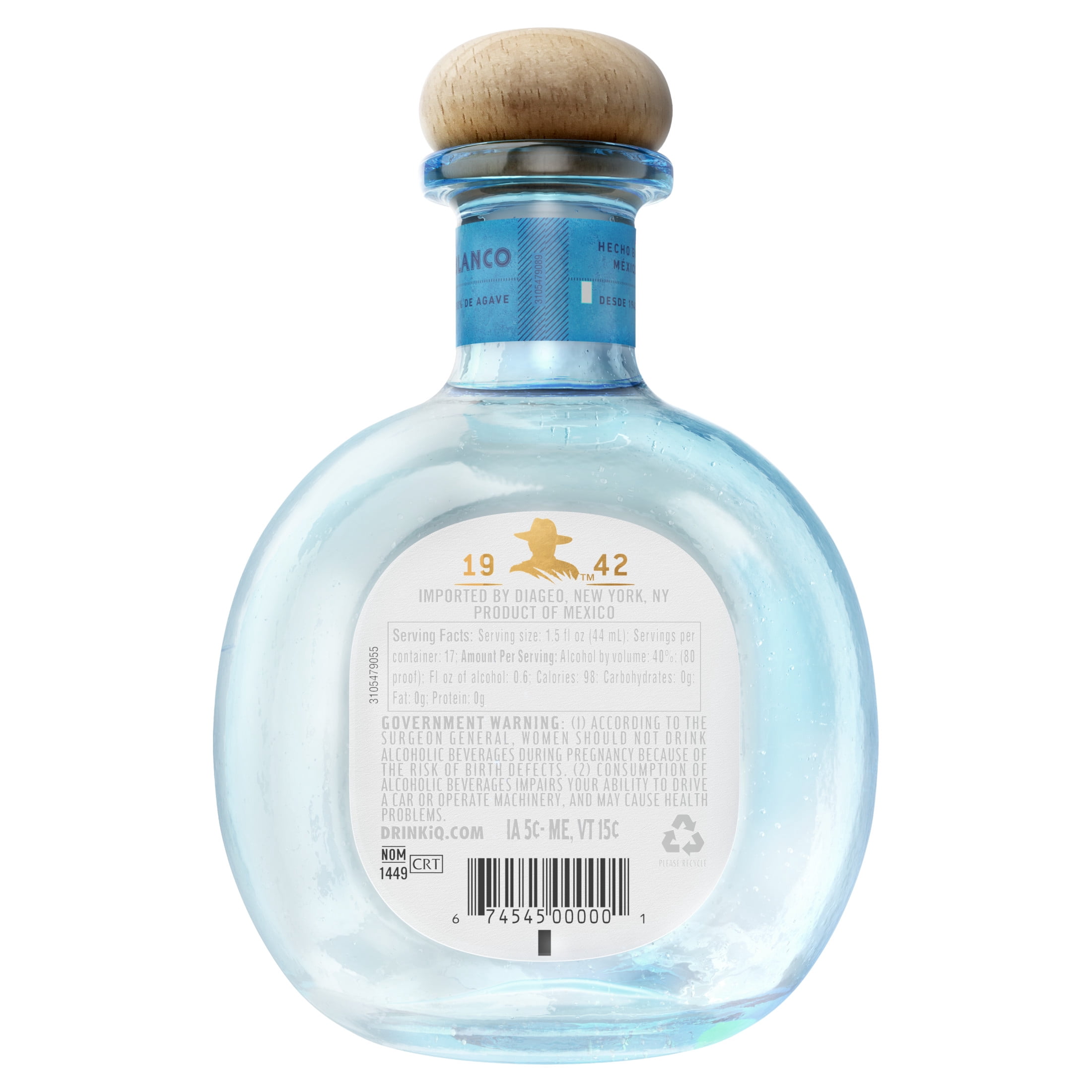 Don Julio, Blanco Tequila, 375 mL, 40% ABV, crafted in Jalisco