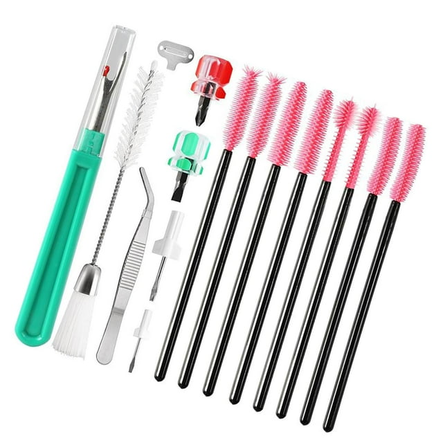 Kit de limpieza de la máquina de coser Desarmoladores de limpieza Equipadores Corizas curvas Herramientas de reparación Accesorios para suministros de