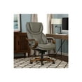 thumbnail image 2 of Serta Conway Big and Tall Executive Office Chair with Wood Accents Gray, 2 of 7