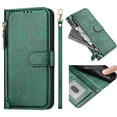 thumbnail image 1 of Étui à Rabat pour GOOGLE Pixel 9 5G avec Poche Zippée, Portefeuille Magnétique à Rabat avec 7 Emplacements pour Cartes et Dragonne, 1 of 5