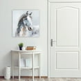 thumbnail image 2 of Water color art " Majestic Horse " painting prints Canvas wall Art for living room, bedroom, bathroom, 2 of 5