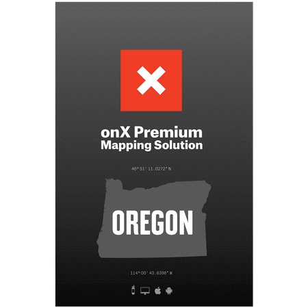Oregon Hunting Maps: onX Hunt Chip for Garmin GPS - Public & Private Land Ownership - Hunting Units - Includes Premium Membership for onX Hunting App for iPhone, Android & (Best Marine Gps App For Iphone)
