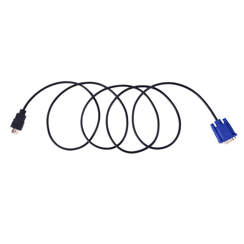 Universal HDMI-Compatible To Vga Hd Converter Cable Pvc HDMI-Compatible Male To Vga