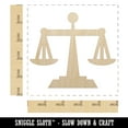 thumbnail image 2 of Scales of Justice Legal Lawyer Icon Wood Shape Unfinished Piece Cutout Craft DIY Projects - 4.70 Inch Size - 1/4 Inch Thick, 2 of 7