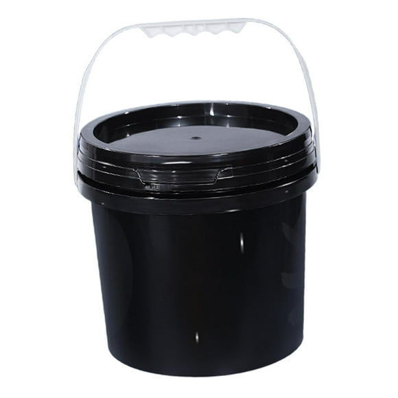 Lipstore Bucket Multipurpose Sturdy with Handle and Lid for Kitchen Construction Home 5L