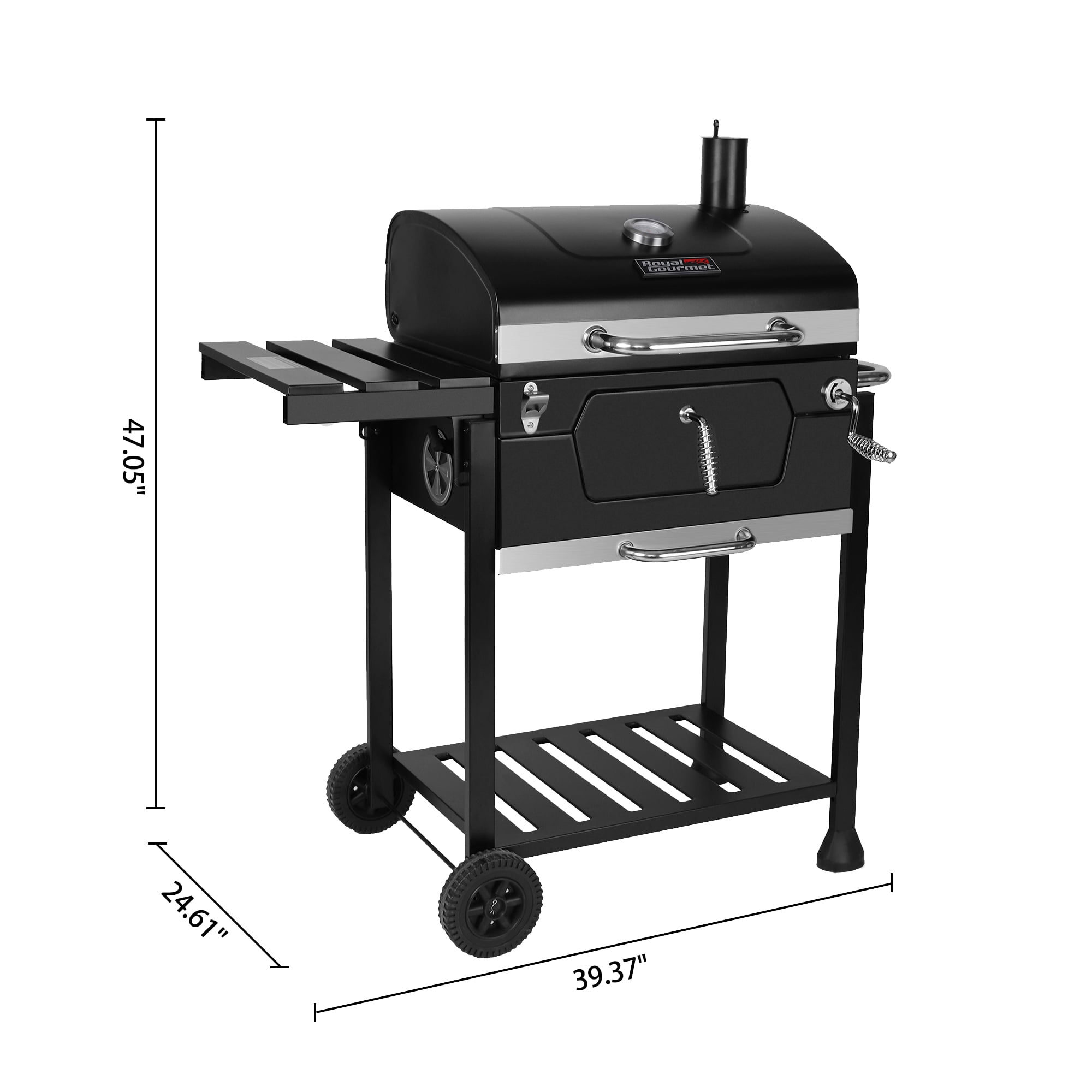 Royal Gourmet CD1824G 24-Inch Charcoal Grill, 490 Square Inches