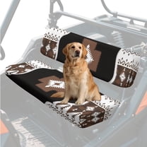 Uorisanigo UTV Seat Covers for Kawasaki Mule 3000 3010 3020 4000 4010 2001-2024 Aztec African Tribal UTV Bench Seat Cover Accessories All Season Weather Proof Seats Cushion