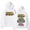 white, variant on MF DOOM Comic Graphic Hoodie - Washed Vintage Fleece Lined Unisex Hip Hop Casual Pullover