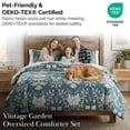 thumbnail image 5 of Vintage Garden Printed Comforter Set by SouthShore Fine Linens, 5 of 9