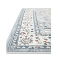 thumbnail image 5 of Unique Loom Charlotte Collection Area Rug - Carmel (7' 10" Square Aqua Blue/Terracotta), 5 of 6