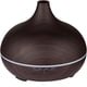 thumbnail image 1 of Difusor de aroma de grano de madera 550 ml marrón oscuro, humidificador ultrasónico de niebla fría, función de apagado automático, para oficina, hogar, estudio, yoga, spa, 1 of 4