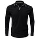 thumbnail image 4 of Blusa y camisa de manga larga con cuello vuelto para hombre, blusa informal de moda con cuello vuelto y manga larga, blusa transpirable, blusa para hombre, 4 of 7