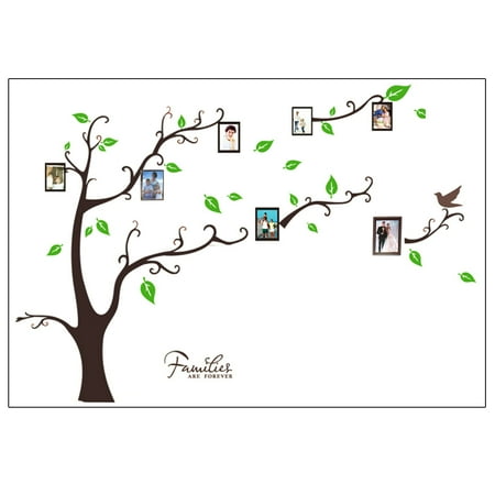 living room detailing mural lift tree leaf diy wall sticker decor