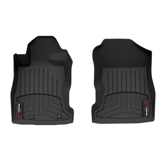 WeatherTech Custom Fit FloorLiners compatible with 2022-2025 Subaru WRX - 1st Row (Driver & Passenger), Black