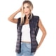 thumbnail image 1 of Chaleco Ligero Para Dama, Acolchonado Cuello alto, Ligero, Con Cremallera, Chaleco Basico Puffer Acolchado Para Dama, 1 of 5