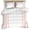 Pink, variant on 3 Piece Grey Striped Duvet Cover Set Queen Size,Microfiber Comforter/Quilt Cover with Corner Ties and 2 Pillowcases,Modern White Striped Abstract Art Aesthetics All Season Bedding with Zipper Closure