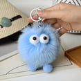 thumbnail image 1 of Mini Keychain Whimsical Car Charm & Bag Accessory (Trendy Pom ), 1 of 6