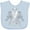 Blue, variant on Inktastic Hope- Lung Cancer Awareness Boys or Girls Baby Bib