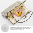 thumbnail image 3 of BCIIG Yellow Bird Friendship Day Gifts Jewelry Box Travel Case Organizer for Necklace Ring Earring, Compact Size, Versatile Storage, Zipper Closure, Ideal Gift for Women White, 3 of 5