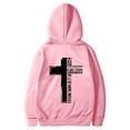 thumbnail image 1 of Wyzesi Oversized Sweatshirts Plus Size Male Long Sleeve Hooded Sweatshirt Solid Color Back Print Sweatshirt, 1 of 5