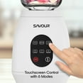 thumbnail image 2 of Savour by Tzumi 500W Touchscreen Smoothie Blender – 50oz Ice Crushing Countertop Blender for Smoothies, Sauces, Cocktails and More, 2 of 10
