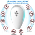 thumbnail image 3 of Paquete de dos nuevos repelentes de mosquitos ultrasónicos repelente de ratas repelente de insectos para el hogar Ormromra CPB-YL-41-2, 3 of 5