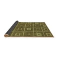 thumbnail image 2 of Ahgly Company Indoor Square Abstract Brown Modern Area Rugs, 5' Square, 2 of 4