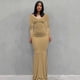 thumbnail image 1 of 2023 Summer Women Sexy Spaghetti Strap Black Skims Long Dress Y2k Sleeveless Solid Skinny Bodycon Trumpet Maxi Dresses VestidosL Gao Jinjia LED, 1 of 2