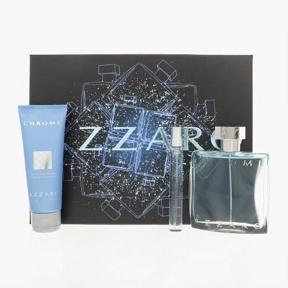Chrome 3 Piece Set For Men 3 Piece Set by Azzaro Gift Set for Men