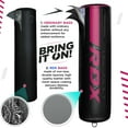 thumbnail image 5 of RDX Punch Bag 60LB,80LB, Leather Adult Punch Bag and Boxing Gloves, 4ft, Pink, 5 of 7