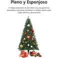 thumbnail image 3 of Árbol de Navidad Artificial CM-TOP Montaje Rápido Pino de Navidad 180 cm 800 Ramas Soporte de Metal, 3 of 6