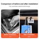 thumbnail image 5 of Cortero La Tarjeta Estacionamiento Vehículos Clip Auto Sticky Toleto Batking Ticking Cupón Clips Interior (Paste), 5 of 9