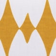 thumbnail image 2 of LR Home Stacy Garcia Cotton Blend Poly Filled Pillow in Yellow/White, 20" x 20", 2 of 9
