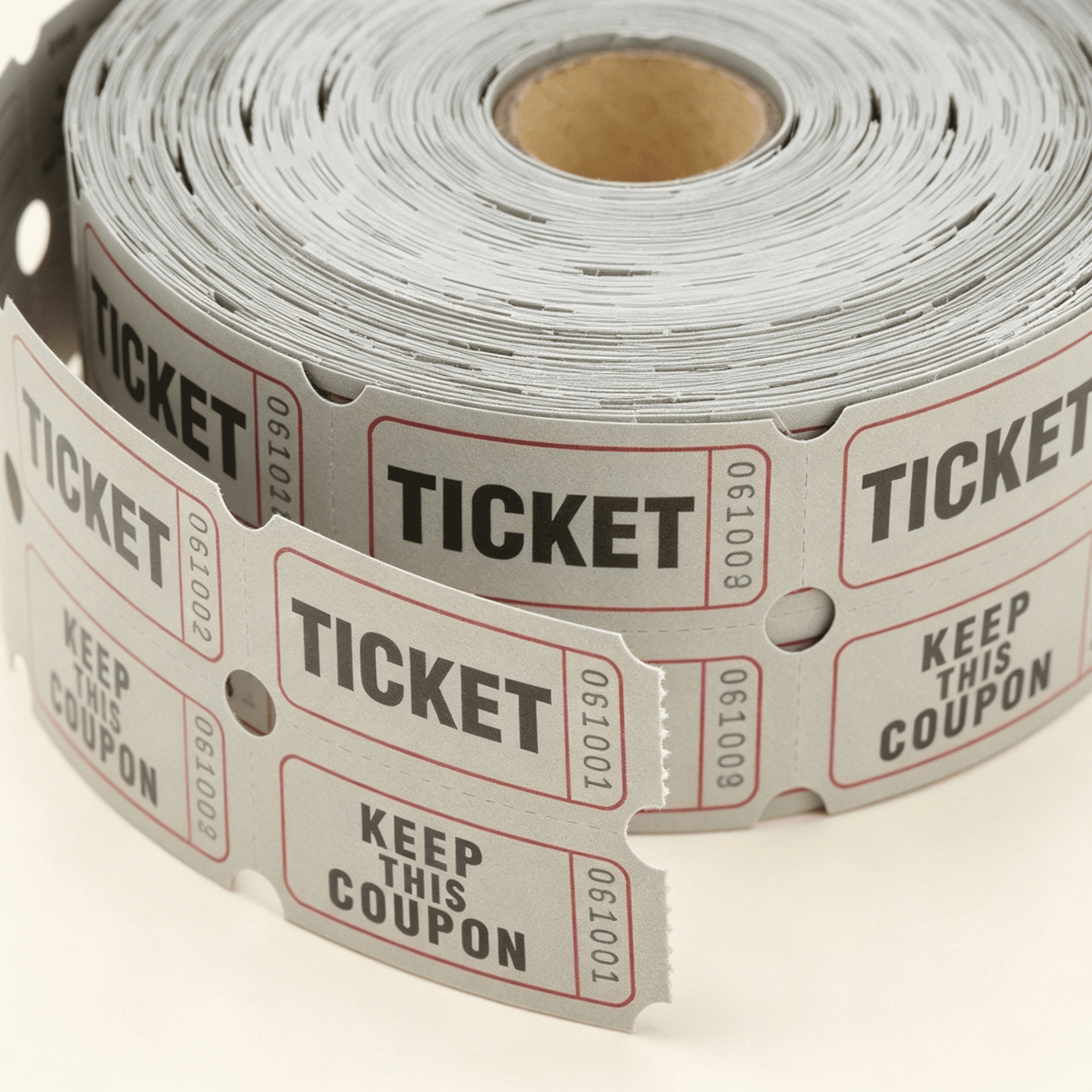 CCOCC 2026 New Folding Game Tickets Venue Lottery Tickets Roll Queue Number Tickets for Reward Corporate Events Party Prizes for Party,Event,Raffle,School,Corporate