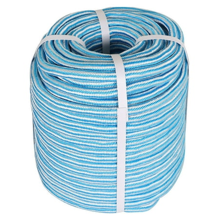 1/2 × 200 24 Strand Braid Polyester Rope Arborist Tree Climbing Rope 8000Lbs High Strength Low Stretch Torque Free