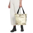 thumbnail image 5 of Pofeuu American Monuments Print Women Fashion Shoulder Handbags Top Handle Satchel Bags Tote Shoulder Shopping Bag Stylish Canvas Tote Bag, 5 of 6